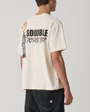 S/DOUBLE PAINTER SS TEE - UNBLEACHED