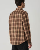 DOVER FLANNEL LS SHIRT - MOCHA