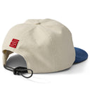 S-DOUBLE WW ROOTS FOLD UP STRAPBACK - NATURAL/WARM BLUE