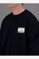 JUST ANOTHER FISHERMAN SEAFLOORS CROP CREW - BLACK