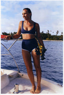 BRALETTE BIKINI TOP - NAVY