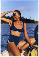 BRALETTE BIKINI TOP - NAVY