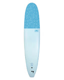 O&E 9'0" LOG DOG SINGLE FIN - PASTEL BLUE