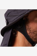 OCEAN & EARTH INDO STIFF PEAK SURF HAT - CHARCOAL