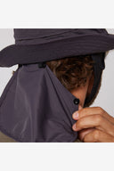 OCEAN & EARTH INDO STIFF PEAK SURF HAT - CHARCOAL
