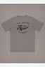 JUST ANOTHER FISHERMAN SNAPPER LOGO TEE - GREY