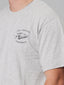 SNAPPER LOGO TEE - GREY MARLE/NAVY