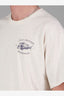 JUST ANOTHER FISHERMAN SNAPPER LOGO TEE - OATMEAL/NAVY