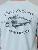 JUST ANOTHER FISHERMAN SNAPPER SEA TEE - STERLING BLUE