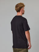 JUST ANOTHER FISHERMAN STAMP SEA TEE - BLACK