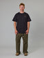 JUST ANOTHER FISHERMAN STAMP SEA TEE - BLACK