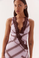 SOVERE ASHTI DRESS - PLAID