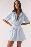 SOVERE ATLAS MINI DRESS - VISTA BLUE