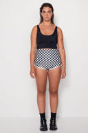 SALT GYPSY BETTY BOTTOMS - BLACK WHITE CHECKERS