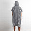 T&C TWISTED LIMITS HOODED TOWEL - CHECK