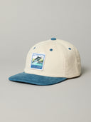 JUST ANOTHER FISHERMAN TAGGED & RELEASED CAP - OFF WHITE/NAVY