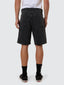 THRILLS SLACKER DENIM SHORT - ASH BLACK