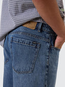 THRILLS SLACKER DENIM SHORT - STONED BLUES