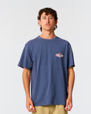 TCSS DIAMOND DECAL TEE - WORKER BLUE