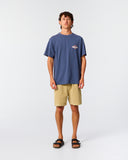 TCSS DIAMOND DECAL TEE - WORKER BLUE