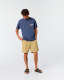 TCSS DIAMOND DECAL TEE - WORKER BLUE
