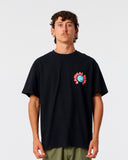 TCSS RESIN DROP TEE - VINTAGE BLACK