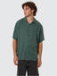 THRILLS HEMP MINIMAL THRILLS CONTRAST STITCH BOWLING SHIRT - SEA PINE