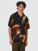 THRILLS METAMORPHIC DAZE BOWLING SHIRT - BLACK