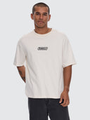 THRILLS CALM STATE EMBRO BOX FIT OVERSIZE CROPPED TEE - UNBLEACHED