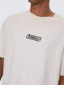 THRILLS CALM STATE EMBRO BOX FIT OVERSIZE CROPPED TEE - UNBLEACHED