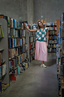 THING THING ROSA VEST - EMERALD BLUSH