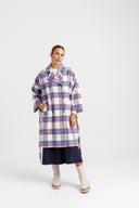 THING THING DIXIE COAT - BLUE PLAID