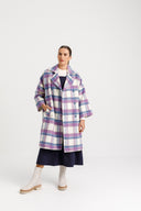 THING THING DIXIE COAT - BLUE PLAID