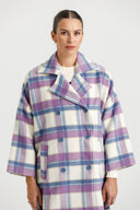 THING THING DIXIE COAT - BLUE PLAID