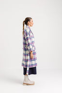 THING THING DIXIE COAT - BLUE PLAID