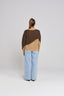 SPLIT JUMPER - MOCHA