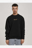 THRILLS WORKWEAR EMBRO OVERSIZE FIT CREW - BLACK