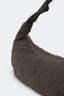 THRILLS NEVER MIND PADDED SHOULDER BAG - CHARCOAL