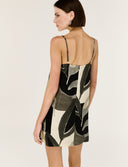 STAPLE THE LABEL LEONA MINI DRESS - DARK LEAF GARDEN