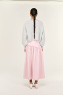 STAPLE THE LABEL LINA MAXI SKIRT - PINK STRIPE