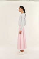 STAPLE THE LABEL LINA MAXI SKIRT - PINK STRIPE