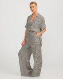 CHARLIE HOLIDAY EMMA PANT - RETRO ZEBRA