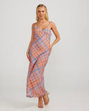 CHARLIE HOLIDAY KIERA MAXI DRESS - PEACHY DRESS