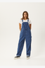 AFENDS LOUIS - HEMP DENIM BAGGY OVERALLS - AUTHENTIC BLUE