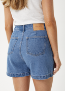 AFENDS SEVENTY THREES DENIM SHORTS - WORN BLUE