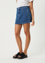 GEORGIA DENIM SKIRT - AUTHENTIC BLUE