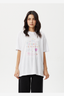 AFENDS STELLA - OVERSIZED TEE - WHITE