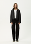 AFENDS BERLIN REVERSIBLE POLAR FLEECE JACKET - BLACK