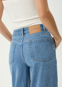 AFENDS BELLA DENIM WIDE LEG BAGGY JEAN - WORN BLUE