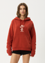 AFENDS MAISIE HOODIE - RED RUM